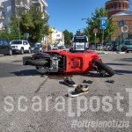 incidente scooter auto incrocio via di vestea via don brandano