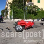 incidente scooter auto incrocio via di vestea via don brandano (9)