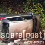 incidente sambuceto auto ribaltata pontemarino