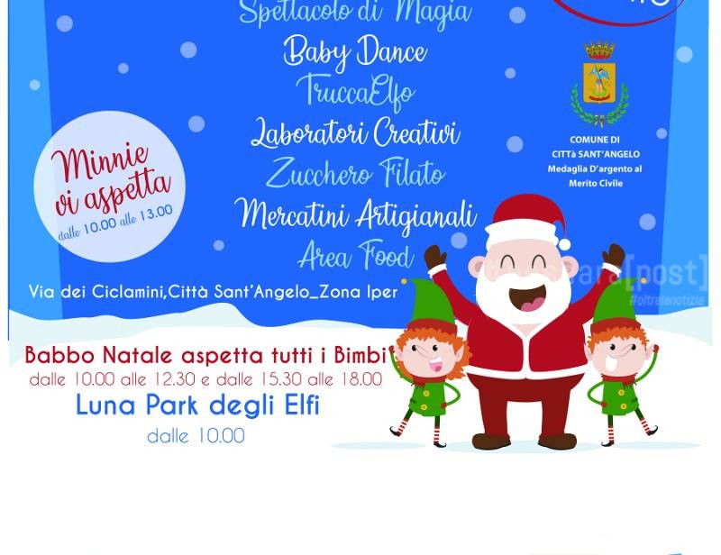 Babbo Natale 10.Casa Di Babbo Natale Citta Sant Angelo Programma Eventi 8 Dicembre Pescarapost